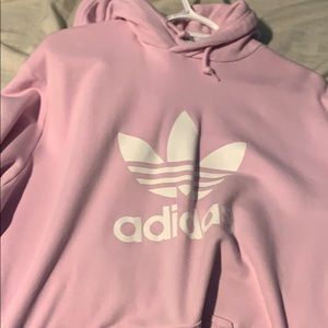 Pink adidas XL hoodie